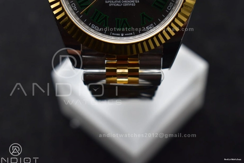 YG YG (Gain Steel Jubilee SS Bracelet TopPick SH3235 SS 41 Edition 1:1 126333 Dial Weight) 904L Gray on ARF DateJust Best Green Roman 620 0523
